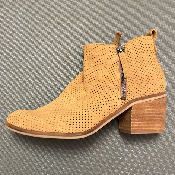 Dolce Vita Perforated Suede Booties - Picture 2 of 10